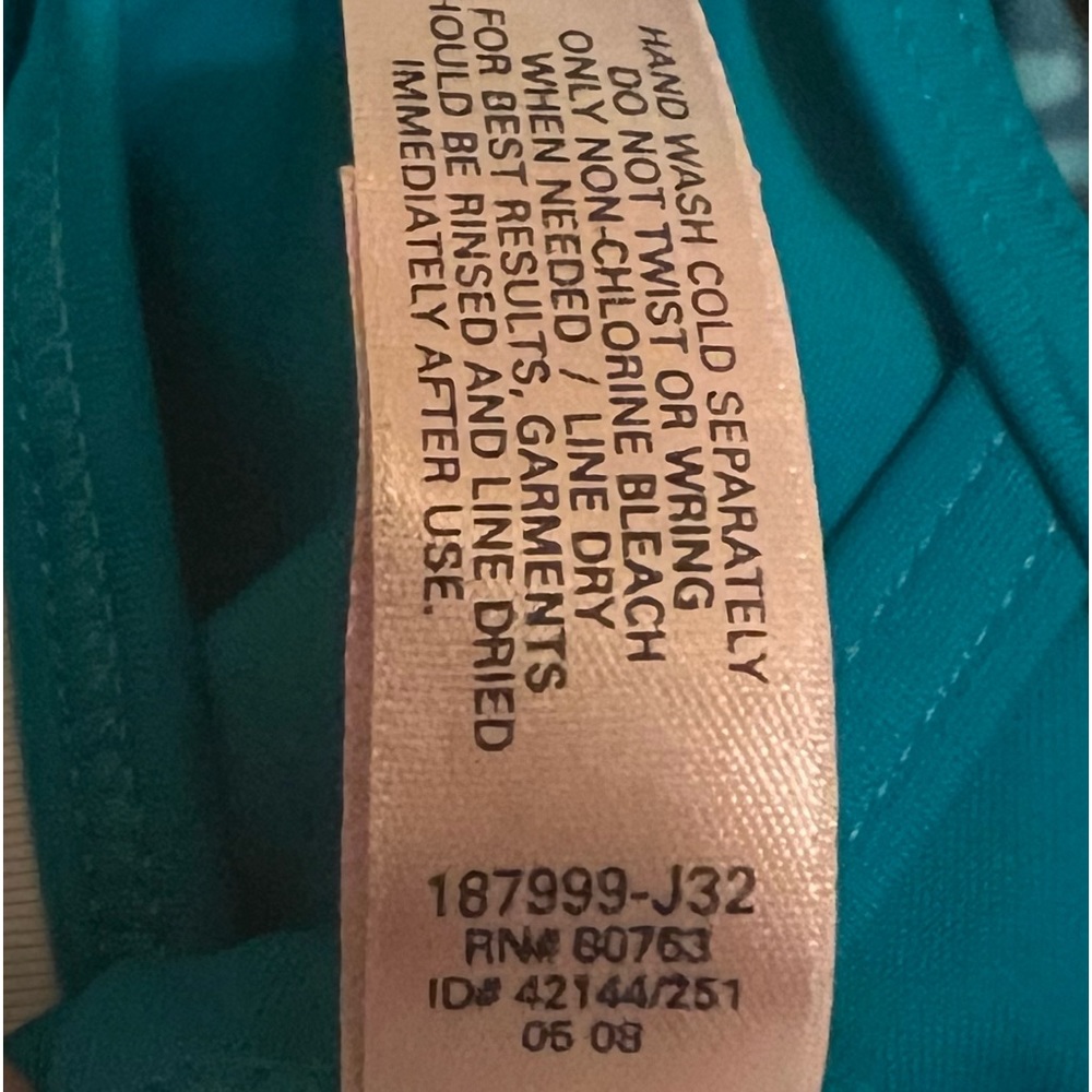 Victoria’s Secret Teal Triangle String Bikini - image 8